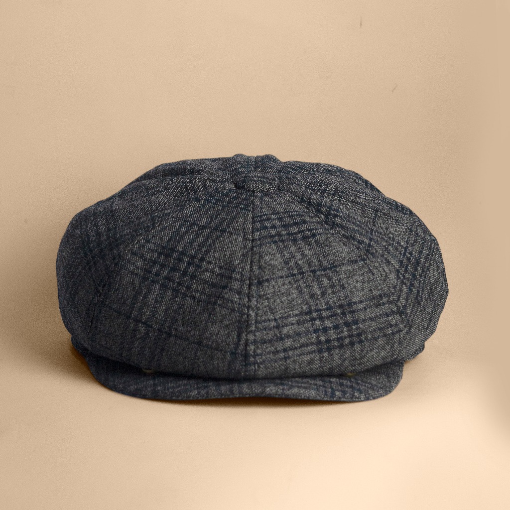 Gatsby Tartan Dark Grey Wool