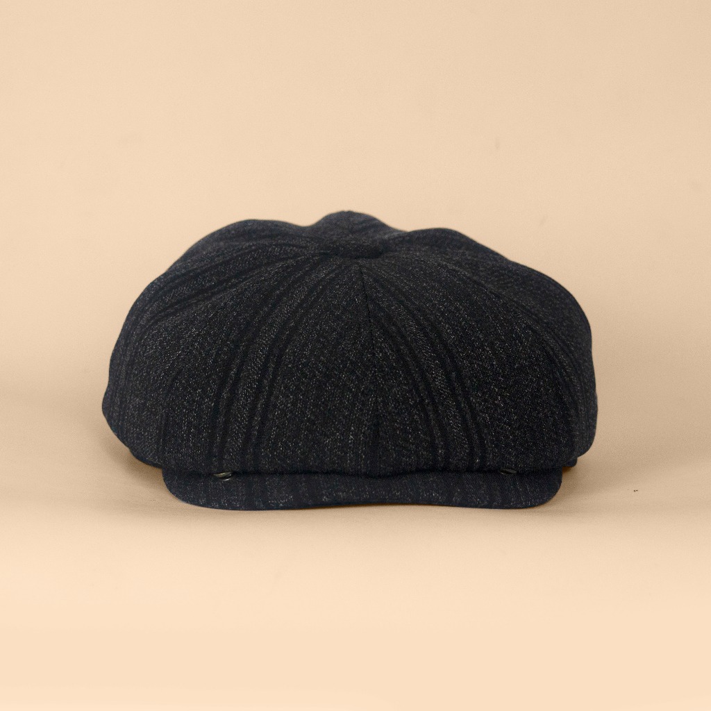 Gatsby Line Black Wool